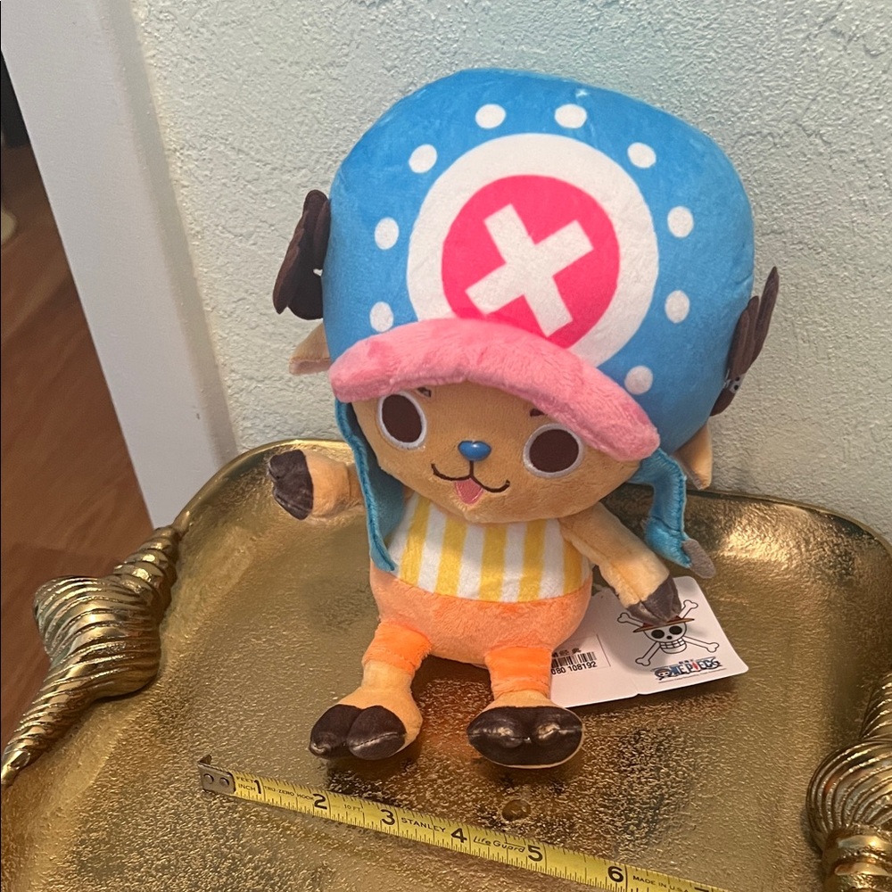 #1658+ Blue & Pink Plush Character Chopper Stuffed Toy Tony Tony - Picture 5 of 10